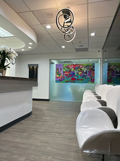 waiting room at Barrera Advanced Dentistry