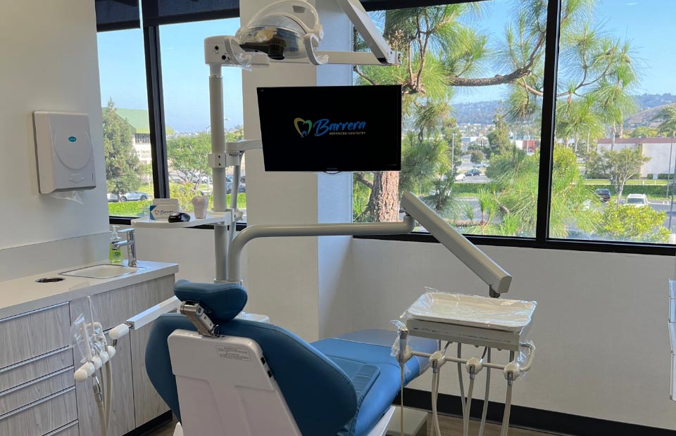 dental cleaning area at Barrera Advanced Dentistry