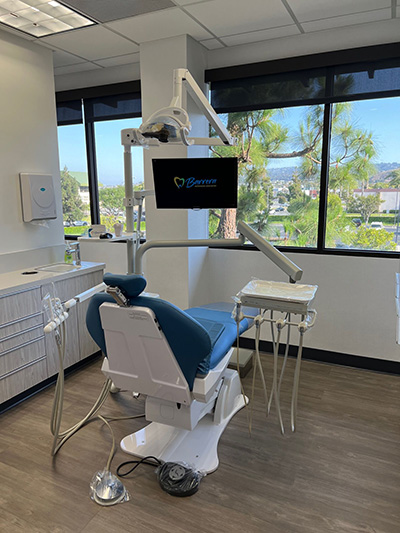 dental exam room and chair at Barrera Advanced Dentistry